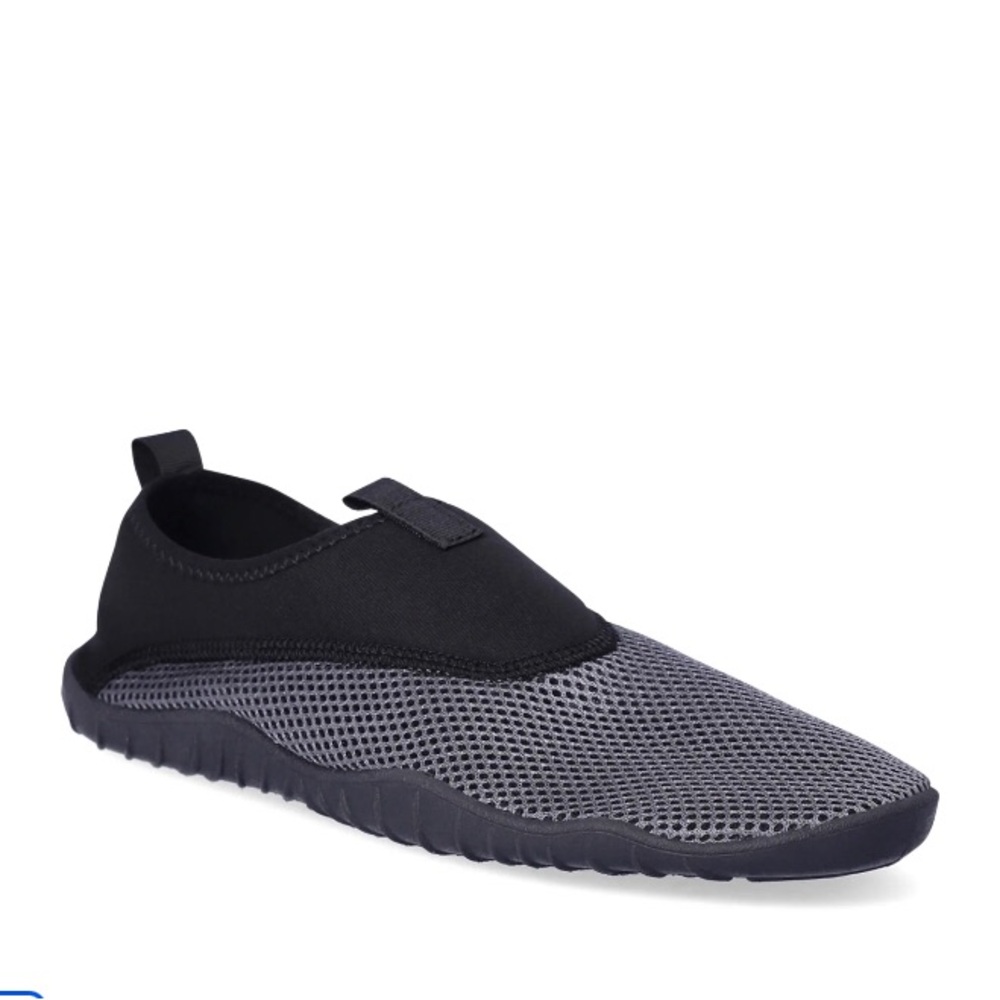 ATHLETIC WORKS Mens Waters Shoes Size 13-14 Black Gray New